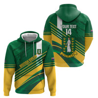 Custom British Virgin Islands Football Zip Hoodie Come On Nature Boys