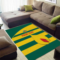 Custom Grenada Football Area Rug Go Spice Boys Green Version