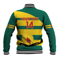 Custom Grenada Football Baseball Jacket Go Spice Boys Green Version