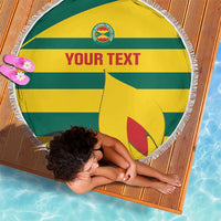 Custom Grenada Football Beach Blanket Go Spice Boys Green Version