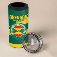 Custom Grenada Football 4 in 1 Can Cooler Tumbler Go Spice Boys Green Version