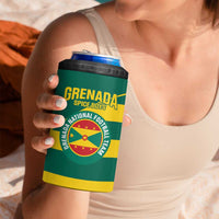 Custom Grenada Football 4 in 1 Can Cooler Tumbler Go Spice Boys Green Version
