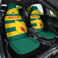 Custom Grenada Football Car Seat Cover Go Spice Boys Green Version