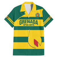 Custom Grenada Football Family Matching Mermaid Dress and Hawaiian Shirt Go Spice Boys Green Version
