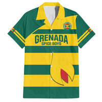 Custom Grenada Football Family Matching Tank Maxi Dress and Hawaiian Shirt Go Spice Boys Green Version
