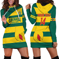 Custom Grenada Football Hoodie Dress Go Spice Boys Green Version