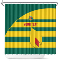 Custom Grenada Football Shower Curtain Go Spice Boys Green Version