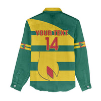 Custom Grenada Football Women Casual Shirt Go Spice Boys Green Version