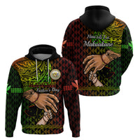 Polynesian Pride Father Day Hawaii Hoodie Kanaka Kakau Hauoli La Makuakane - Wonder Print Shop