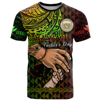 Personalised Father Day Hawaii T Shirt Kanaka Kakau Hauoli La Makuakane - Wonder Print Shop