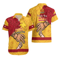 Polynesian Pride Father Day Papua New Guinea Hawaiian Shirt PNG I Love You Dad Yellow Version - Wonder Print Shop