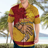 Polynesian Pride Father Day Papua New Guinea Hawaiian Shirt PNG I Love You Dad Yellow Version - Wonder Print Shop