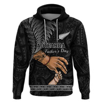 Polynesian Pride Father Day New Zealand Hoodie Aotearoa Maori Fern I Love You Dad - Wonder Print Shop