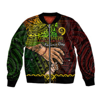 Personalised Father Day Vanuatu Bomber Jacket I Love You Dad Reggae Version - Wonder Print Shop
