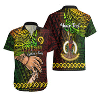 Personalised Father Day Vanuatu Hawaiian Shirt I Love You Dad Reggae Version - Wonder Print Shop