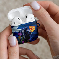 Cianalas Alba Scotland AirPods Case Scottish Lion and Thistle Blue Version