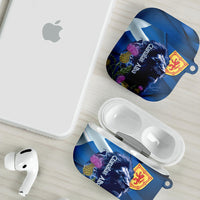 Cianalas Alba Scotland AirPods Case Scottish Lion and Thistle Blue Version
