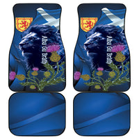 Cianalas Alba Scotland Car Mats Scottish Lion and Thistle Blue Version