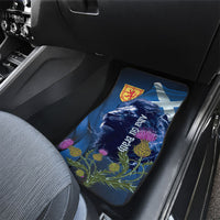 Cianalas Alba Scotland Car Mats Scottish Lion and Thistle Blue Version