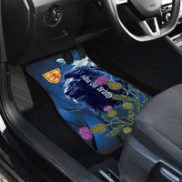 Cianalas Alba Scotland Car Mats Scottish Lion and Thistle Blue Version