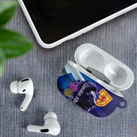 Cianalas Alba Scotland AirPods Case Scottish Lion and Thistle Purple Version