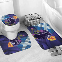 Cianalas Alba Scotland Bathroom Set Scottish Lion and Thistle Purple Version