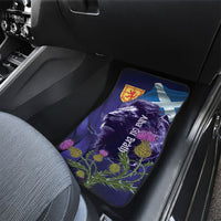 Cianalas Alba Scotland Car Mats Scottish Lion and Thistle Purple Version