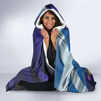 Cianalas Alba Scotland Hooded Blanket Scottish Lion and Thistle Purple Version