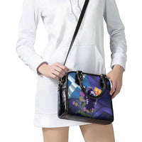 Cianalas Alba Scotland Shoulder Handbag Scottish Lion and Thistle Purple Version