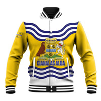 Cianalas Alba Outer Hebrides Baseball Jacket Scotland Western Isles Flag Color