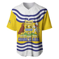 Cianalas Alba Outer Hebrides Baseball Jersey Scotland Western Isles Flag Color
