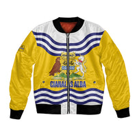 Cianalas Alba Outer Hebrides Bomber Jacket Scotland Western Isles Flag Color
