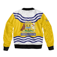 Cianalas Alba Outer Hebrides Bomber Jacket Scotland Western Isles Flag Color