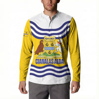 Cianalas Alba Outer Hebrides Button Sweatshirt Scotland Western Isles Flag Color