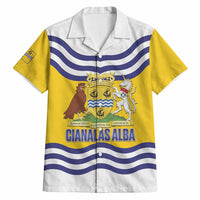 Cianalas Alba Outer Hebrides Hawaiian Shirt Scotland Western Isles Flag Color