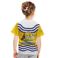 Cianalas Alba Outer Hebrides Kid T Shirt Scotland Western Isles Flag Color