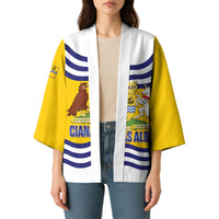 Cianalas Alba Outer Hebrides Kimono Scotland Western Isles Flag Color