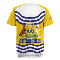 Cianalas Alba Outer Hebrides Rugby Jersey Scotland Western Isles Flag Color