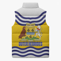 Cianalas Alba Outer Hebrides Sleeveless Puffer Jacket Scotland Western Isles Flag Color