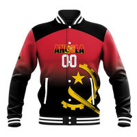 Angola Basketball Custom Baseball Jacket Go Champions Angolan - Wonder Print Shop