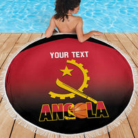 Angola Basketball Custom Beach Blanket Go Champions Angolan - Wonder Print Shop