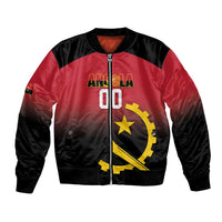 Angola Basketball Custom Bomber Jacket Go Champions Angolan - Wonder Print Shop