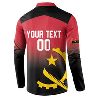 Angola Basketball Custom Button Sweatshirt Go Champions Angolan - Wonder Print Shop