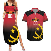 Angola Basketball Custom Couples Matching Summer Maxi Dress and Hawaiian Shirt Go Champions Angolan - Wonder Print Shop