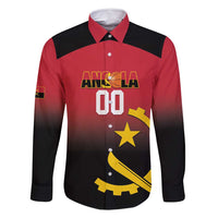 Angola Basketball Custom Family Matching Long Sleeve Bodycon Dress and Hawaiian Shirt Go Champions Angolan - Wonder Print Shop