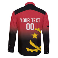 Angola Basketball Custom Family Matching Long Sleeve Bodycon Dress and Hawaiian Shirt Go Champions Angolan - Wonder Print Shop