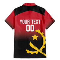 Angola Basketball Custom Family Matching Mermaid Dress and Hawaiian Shirt Go Champions Angolan - Wonder Print Shop