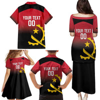 Angola Basketball Custom Family Matching Puletasi and Hawaiian Shirt Go Champions Angolan - Wonder Print Shop