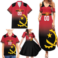 Angola Basketball Custom Family Matching Summer Maxi Dress and Hawaiian Shirt Go Champions Angolan - Wonder Print Shop