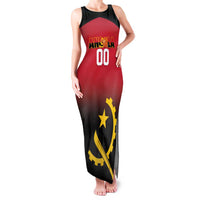 Angola Basketball Custom Family Matching Tank Maxi Dress and Hawaiian Shirt Go Champions Angolan - Wonder Print Shop